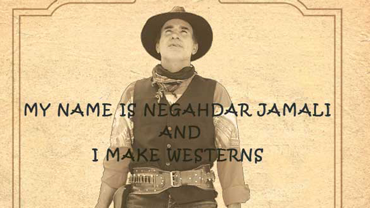 Plakat "My Name is Negahdar Jamali And I Make Westerners" (Ausschnitt)